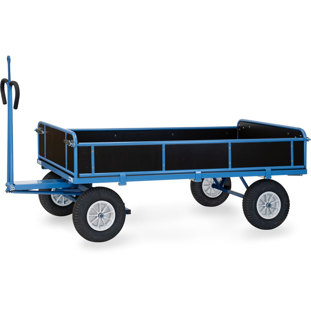 fetra® Handtrekwagen met wanden en treekoog 6456PZ