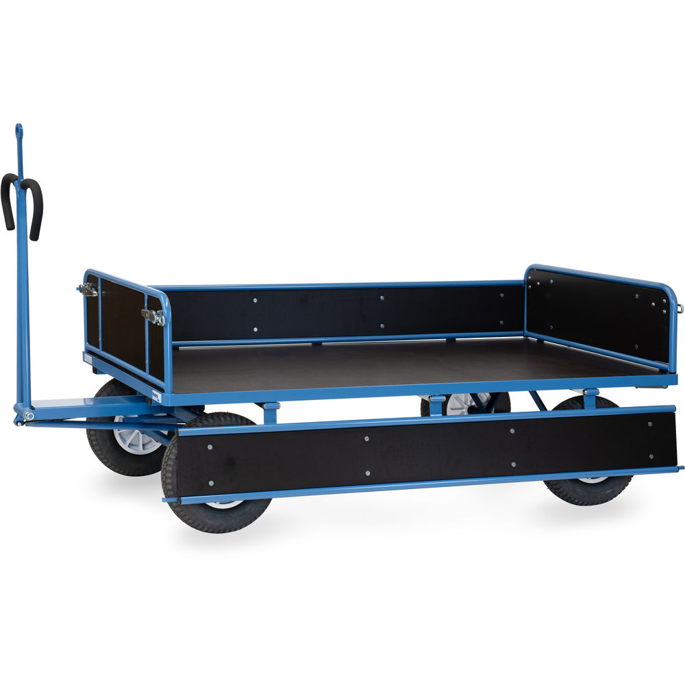 fetra® Handtrekwagen met wanden en treekoog 6456PZ