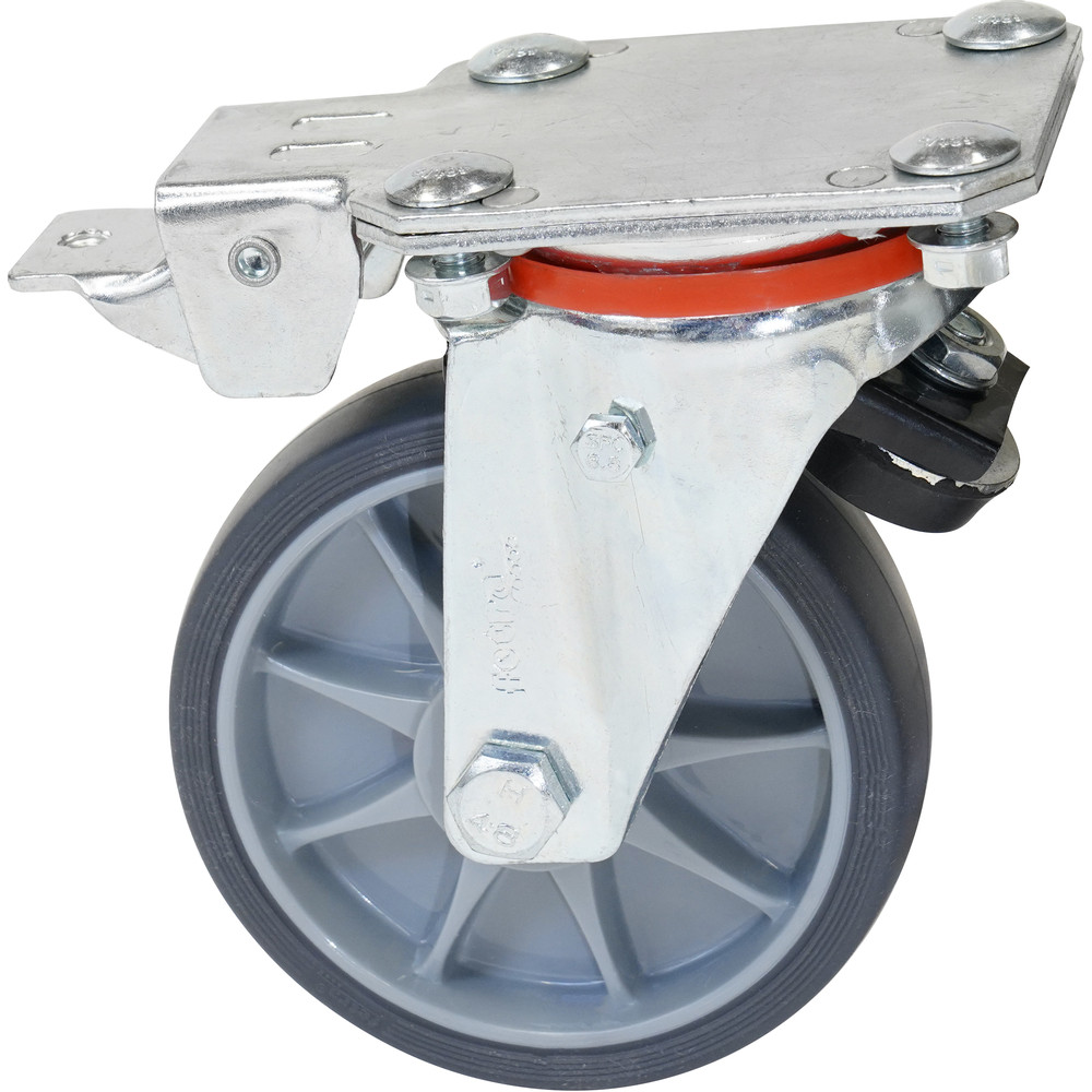 fetra® Zwenkwiel TPE voor TOTALSTOP 125 x 32 mm