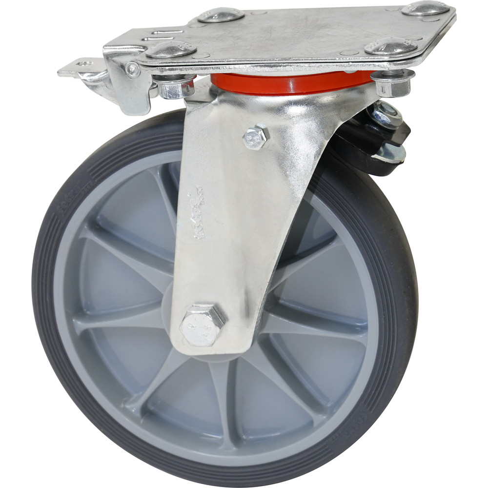 fetra® Zwenkwiel TPE voor TOTALSTOP 200 x 40 mm