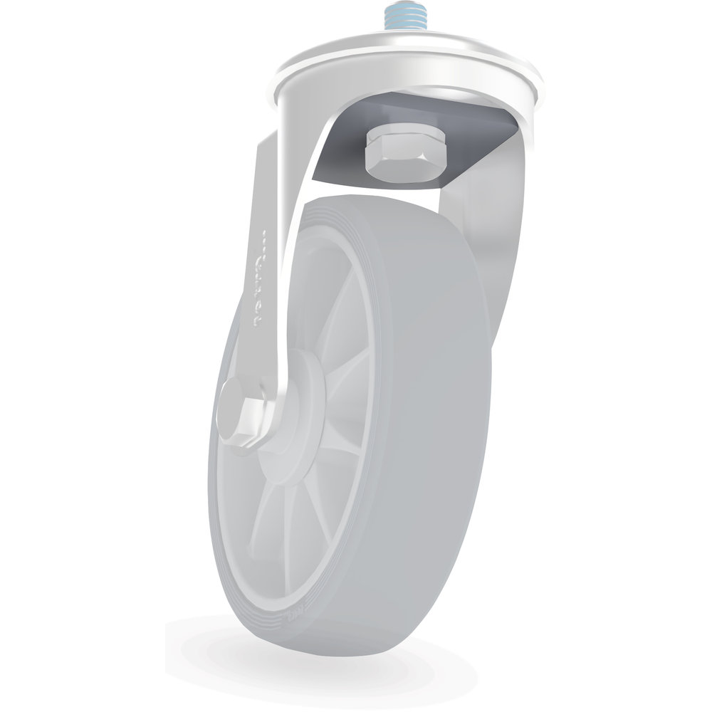 fetra® Vergrendelplaat 71642F voor wiel met penbevestiging Ø 125 mm 