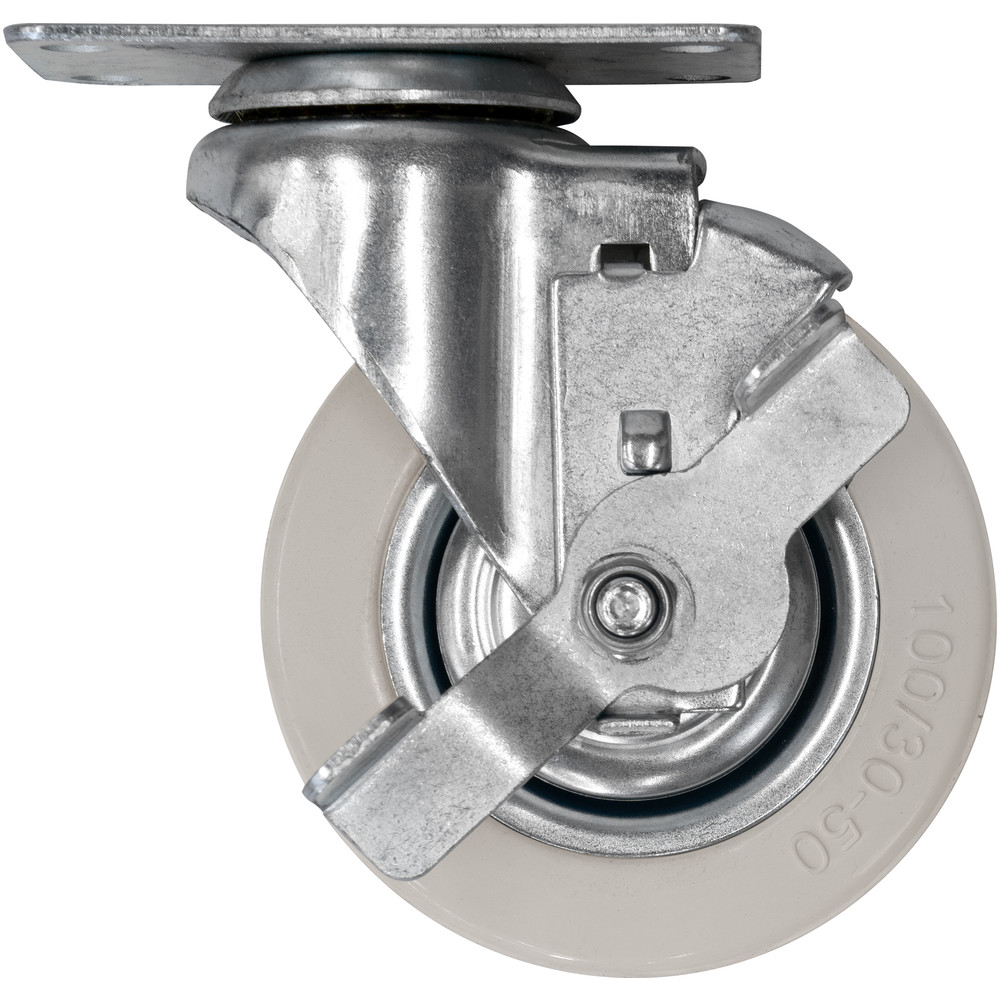 Zwenkwiel met rem 71911 t.b.v. fetra® platformwagen van staal