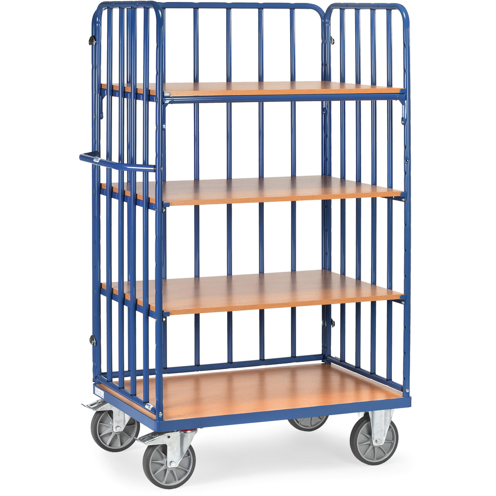 fetra® Etagewagen met zijwand 8312-1