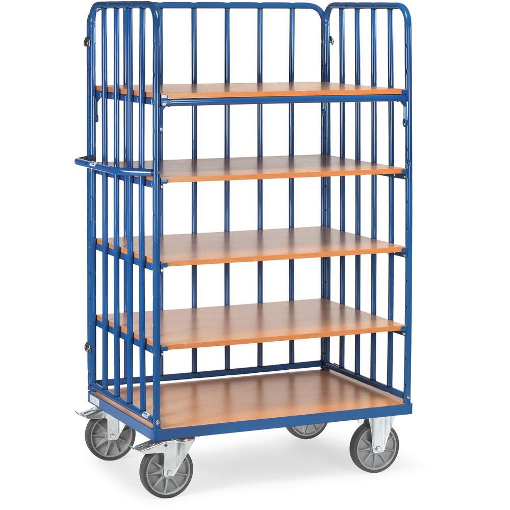 fetra® Etagewagen met zijwand 8351-1