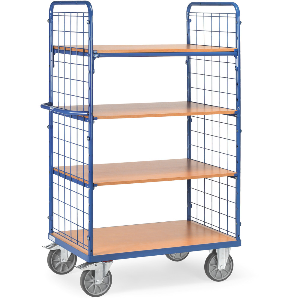 fetra® Etagewagen met draadgaas wanden 8411