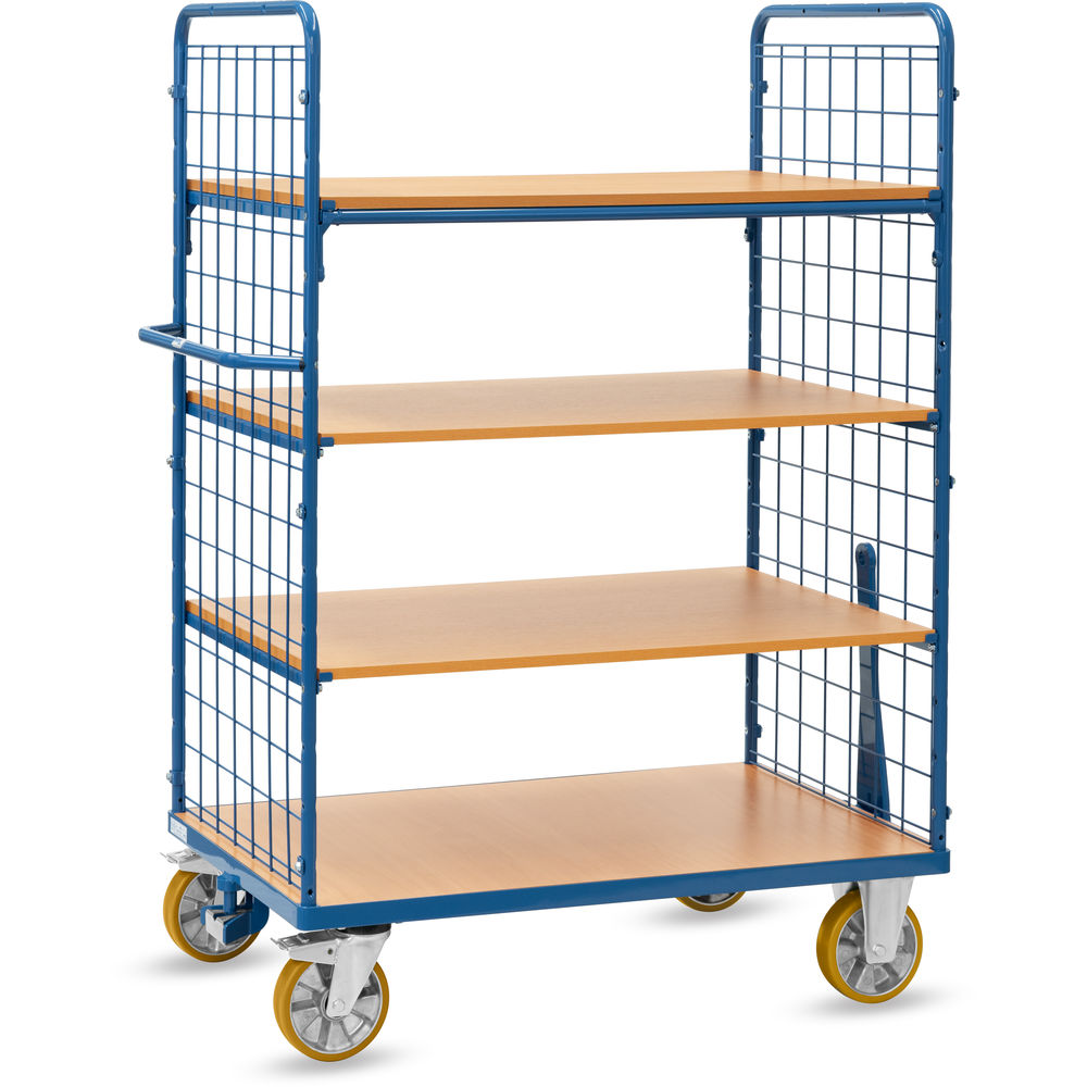 fetra® Etagewagen met draadgaas wanden 8413-RZ