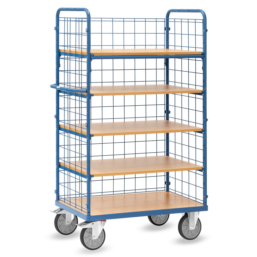 fetra® Etagewagen met draadgaas wanden 8451-1