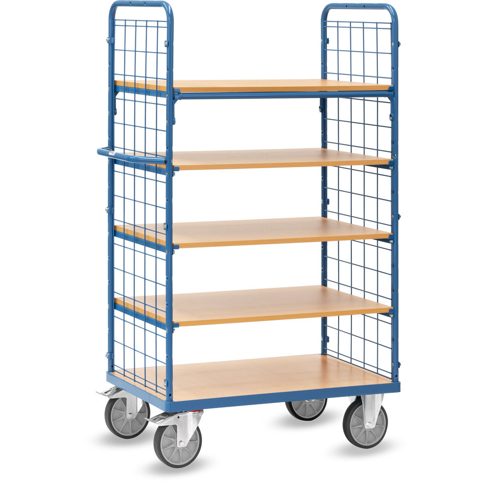 fetra® Etagewagen met draadgaas wanden 8451