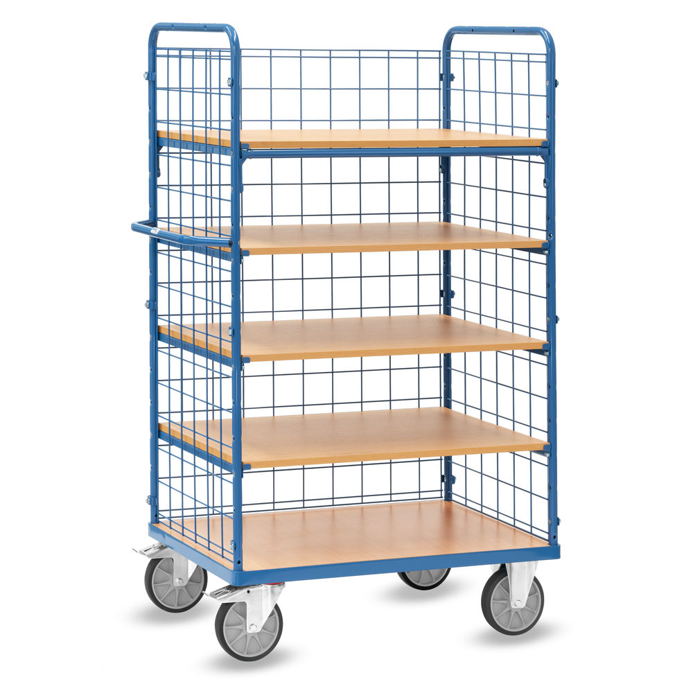 fetra® Etagewagen met draadgaas wanden 8452-1