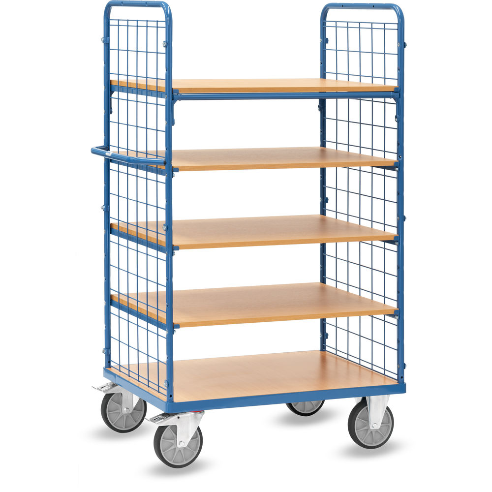 fetra® Etagewagen met draadgaas wanden 8452