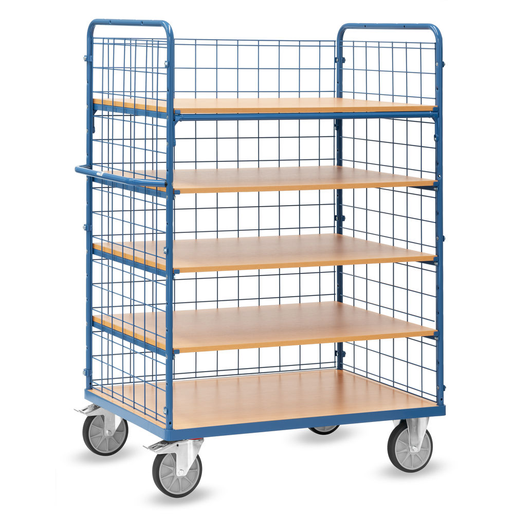 fetra® Etagewagen met draadgaas wanden 8453-1