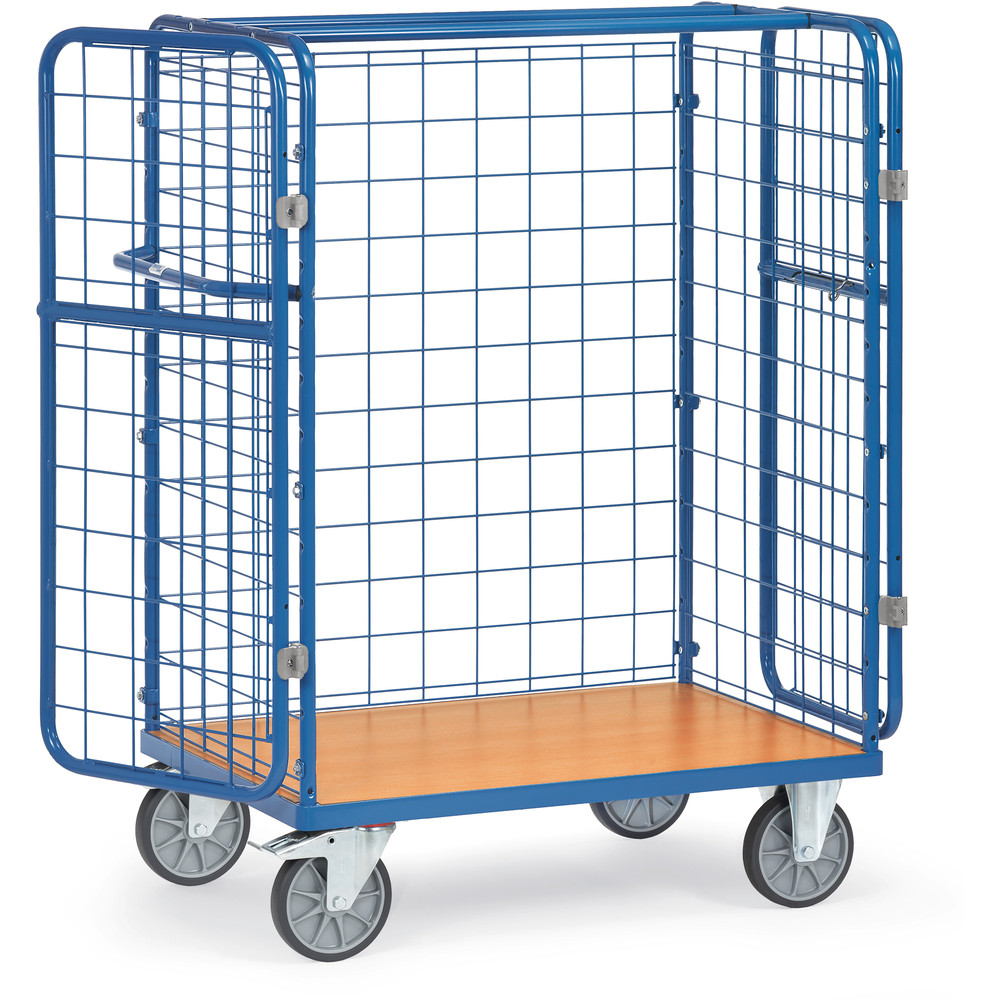fetra® Pakketwagen met draadgaas wanden en deuren 8481-3