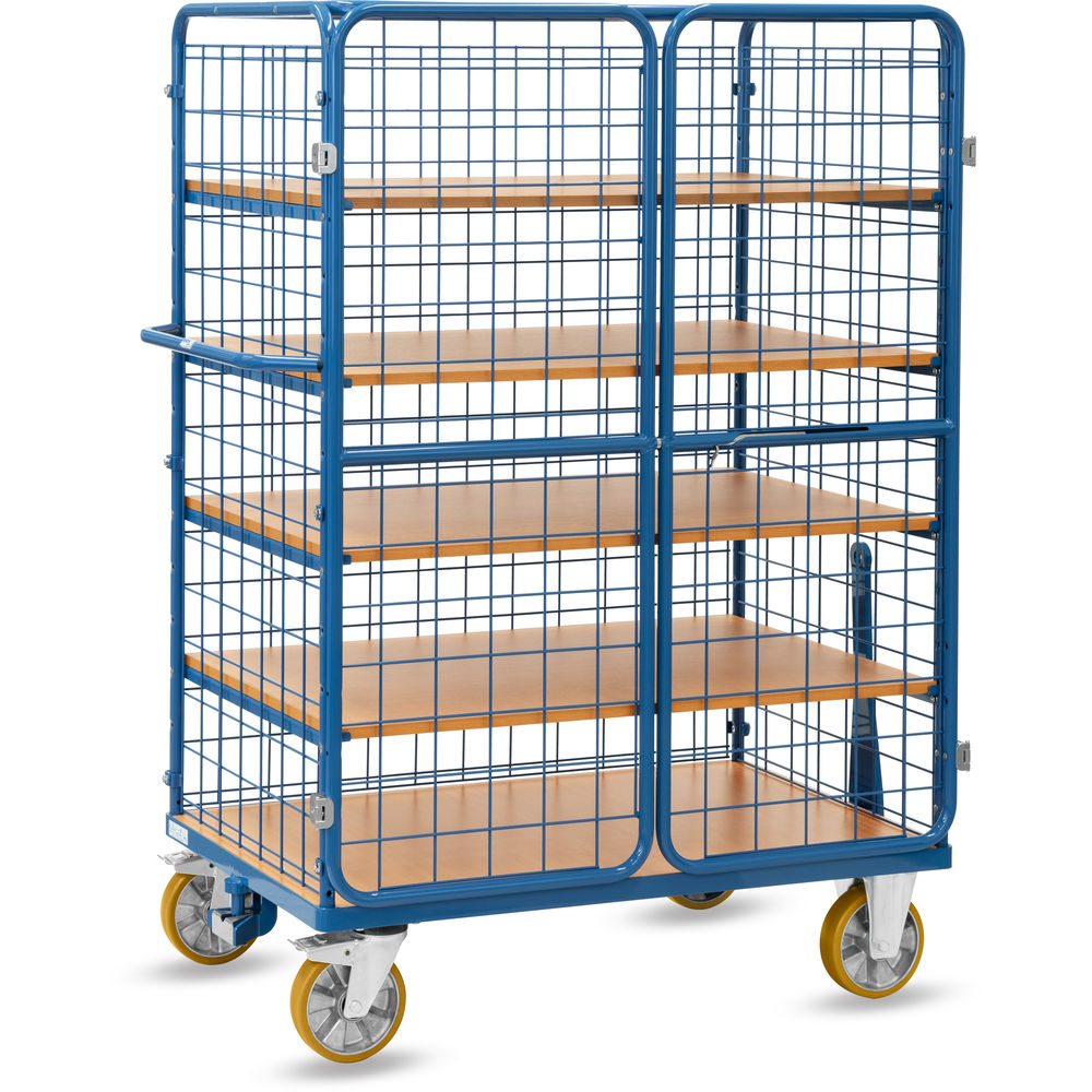 fetra® Etagewagen met deuren 8583-3DE-RZ