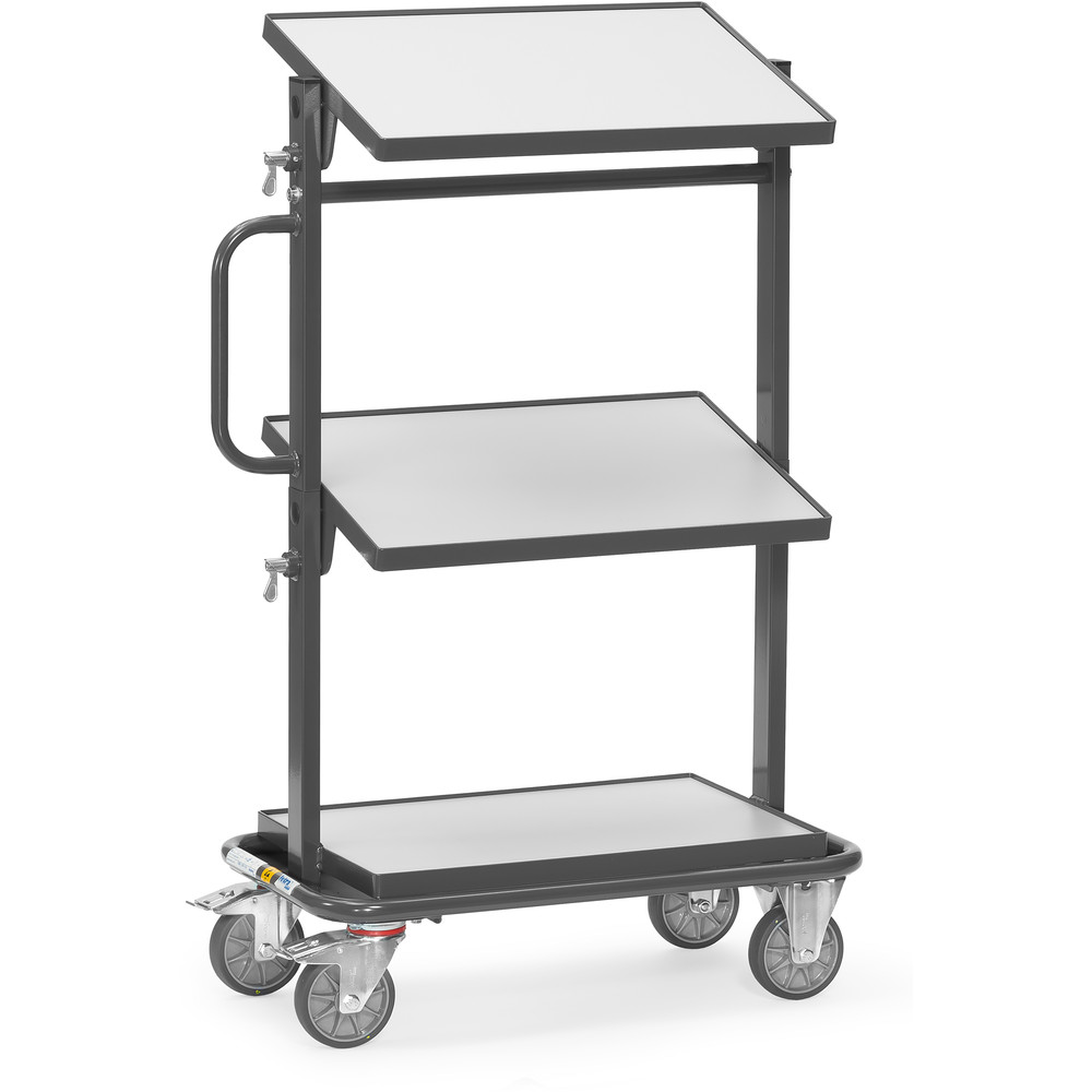fetra® ESD-Bijzetwagen 92911 - elektrostatisch geleidend