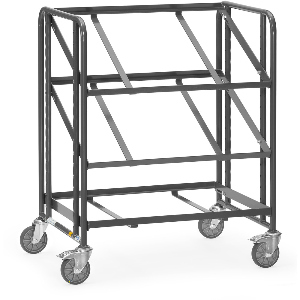 fetra® ESD-Eurobakkenwagen 9390 - elektrostatisch geleidend