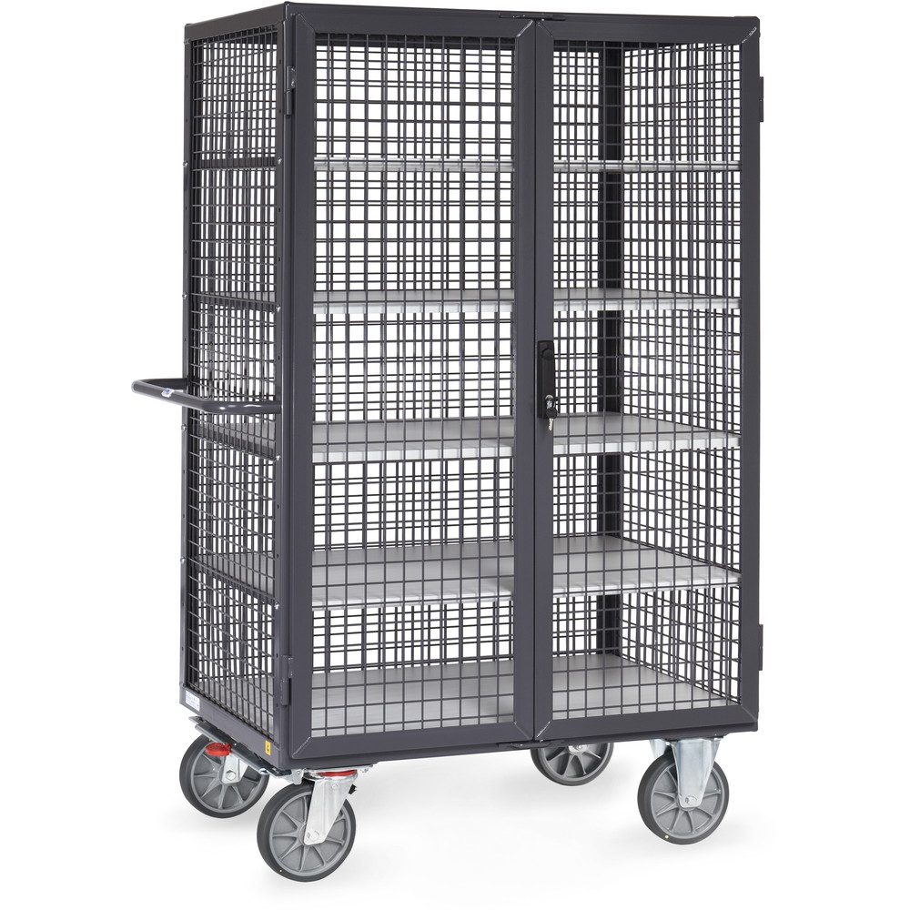 fetra® ESD-Kastwagen 9392 - elektrostatisch geleidend