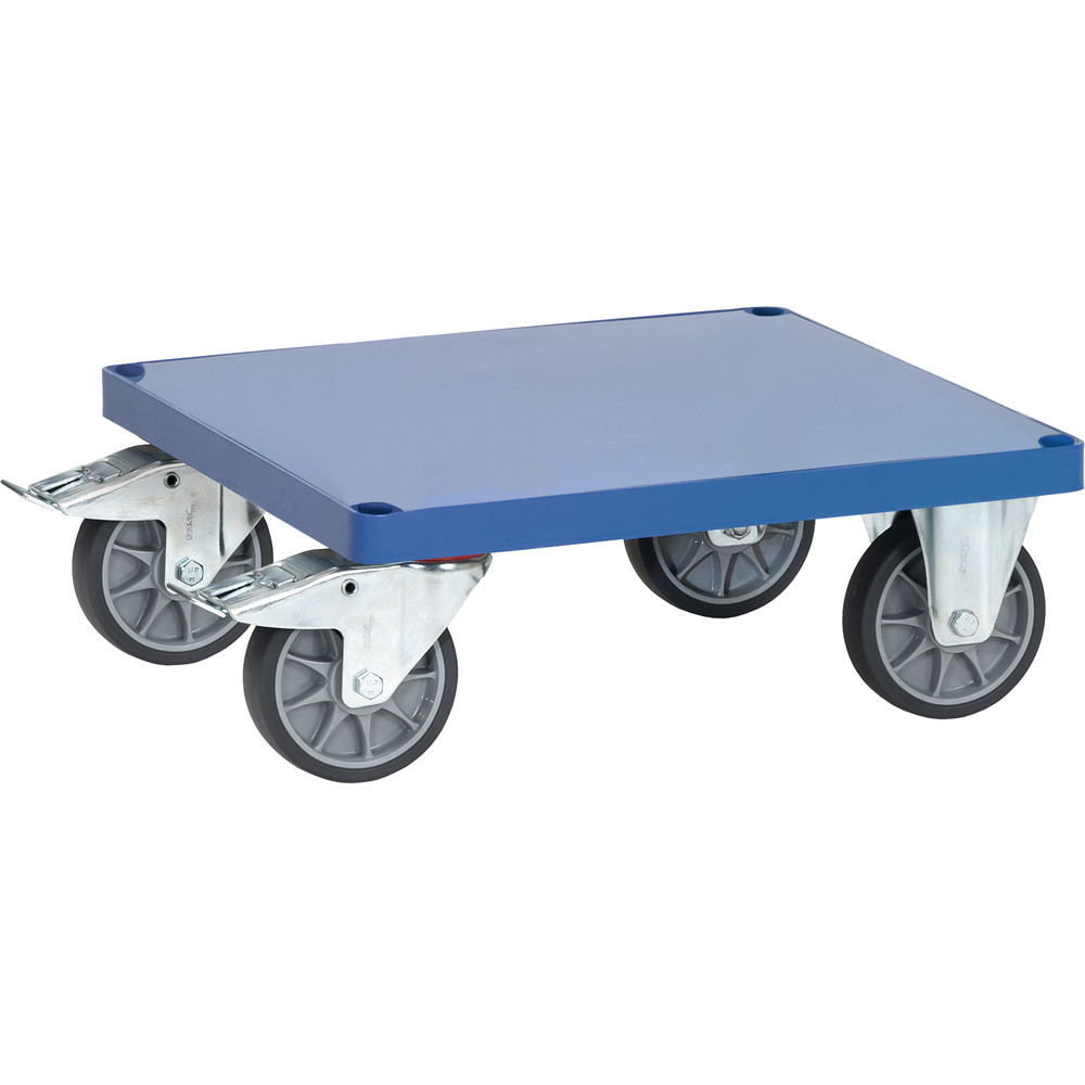 fetra® Platform met staalplaat E2496BFR voor zware tafelwagens