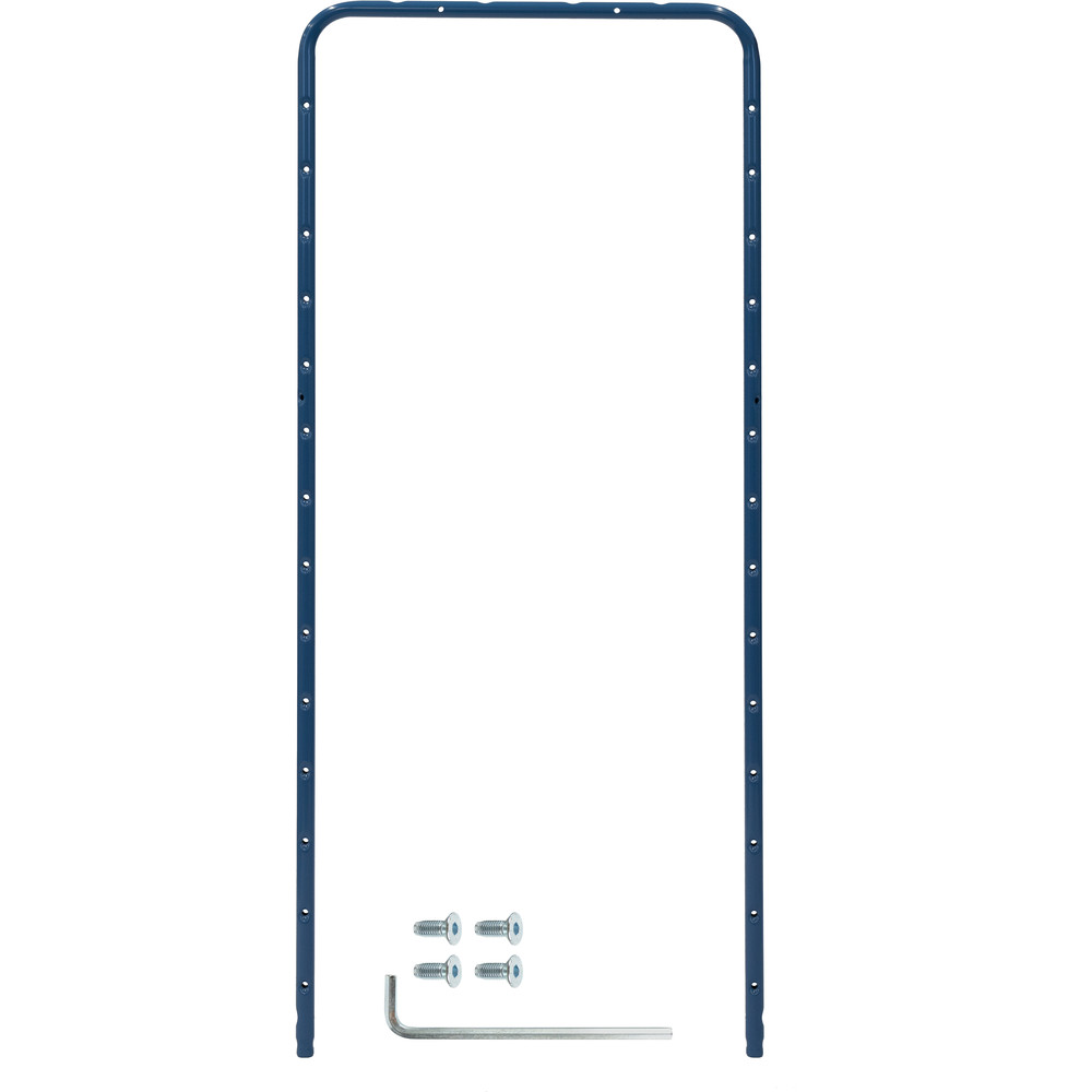 fetra® Kopbeugel blauw 600 mm voor hoge fetra® etagewagens