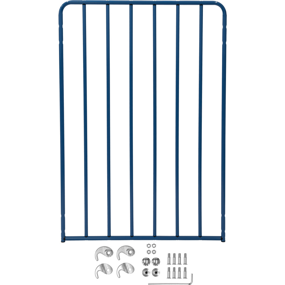 fetra® Lange zijwand 1000 mm voor hoge fetra® pakket- en etagewagen