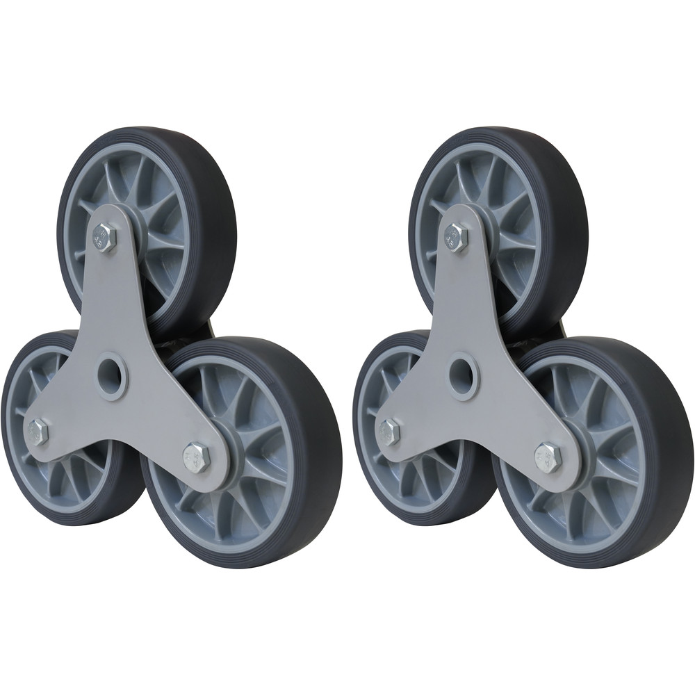 fetra® 3-armige wielsterren voor steekwagens aluminium