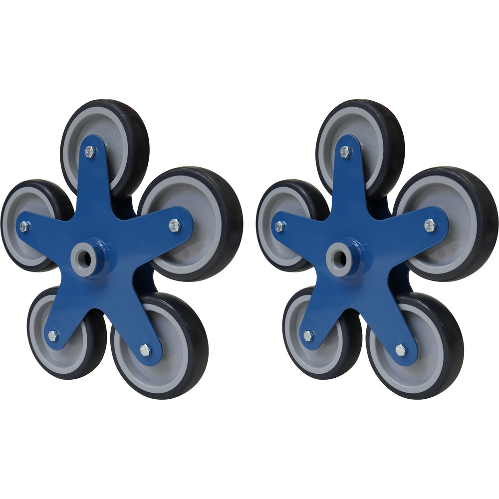 fetra® 5-armige wielsterren voor steekwagens staal