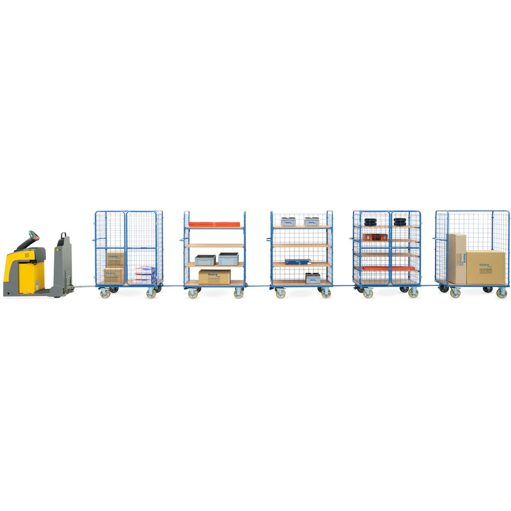fetra® Etagewagen met deuren 8583-3DE-RZ